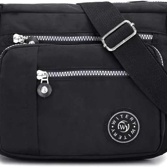 Nylon Shoulder Bag Women Waterproof Casual Small Lightweight Messenger - Picture 1 of 7